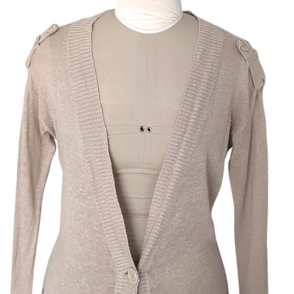 Banana Republic Linen Cardigan Long Sweater - Picture 4 of 4
